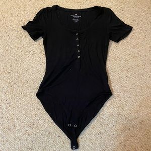 AEO soft and sexy henley bodysuit